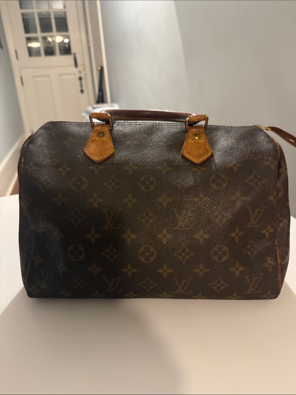 AUTHENTIC Vintage Louis Vuitton Leather Iconic Speedy 30 luxury bag- Circa 2000 - Picture 2 of 10